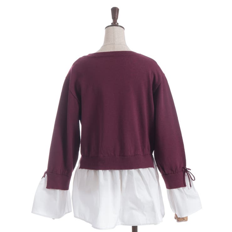 布帛ドッキングプルオーバー | axes femme | 詳細画像4 