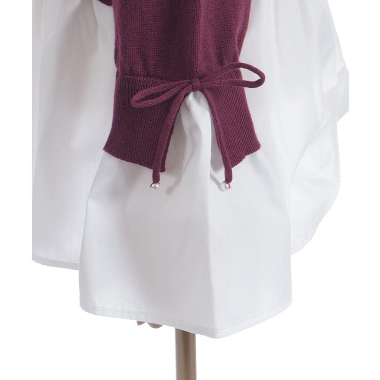 布帛ドッキングプルオーバー | axes femme | 詳細画像8 