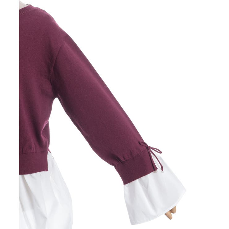 布帛ドッキングプルオーバー | axes femme | 詳細画像9 