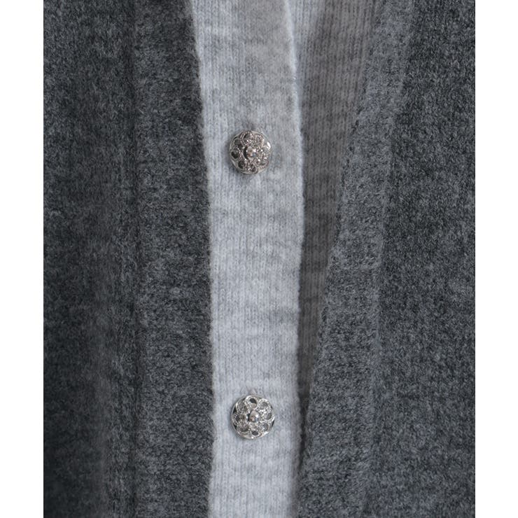 配色ニットカーデ | axes femme | 詳細画像11 