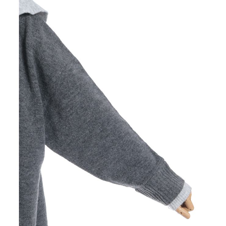 配色ニットカーデ | axes femme | 詳細画像14 