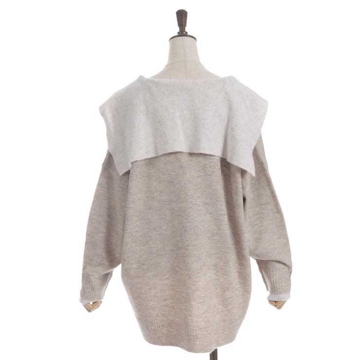 配色ニットカーデ | axes femme | 詳細画像17 