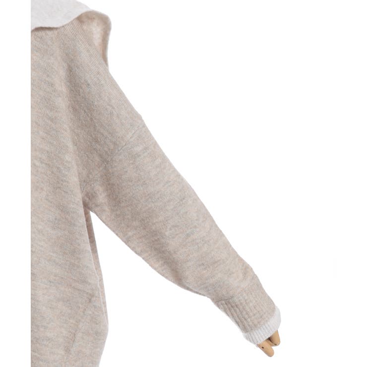 配色ニットカーデ | axes femme | 詳細画像23 