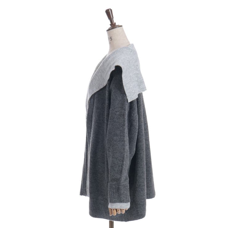 配色ニットカーデ | axes femme | 詳細画像7 