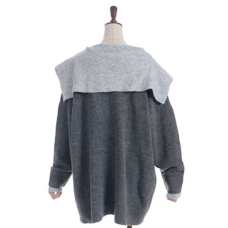 配色ニットカーデ | axes femme | 詳細画像8 