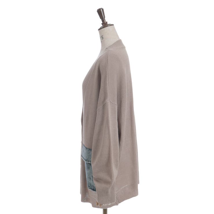 デニムポケットカーディガン | axes femme | 詳細画像9 