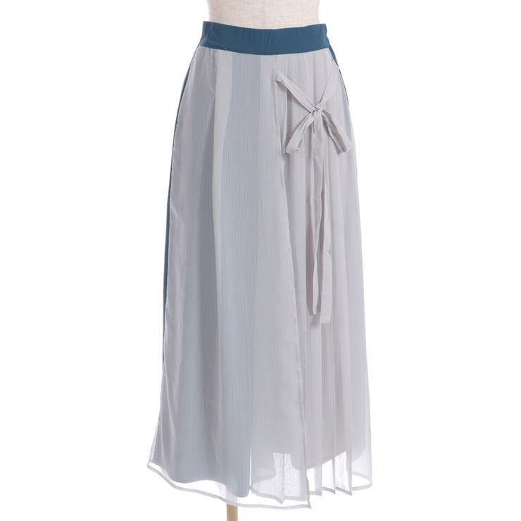 異素材ドッキングラップパンツ | axes femme | 詳細画像11 