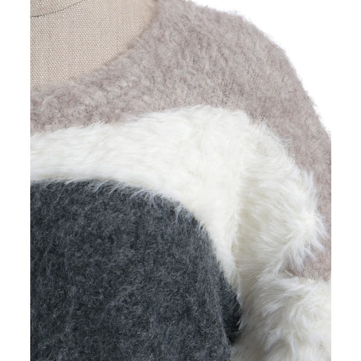 ランダム配色ニット | axes femme | 詳細画像10 