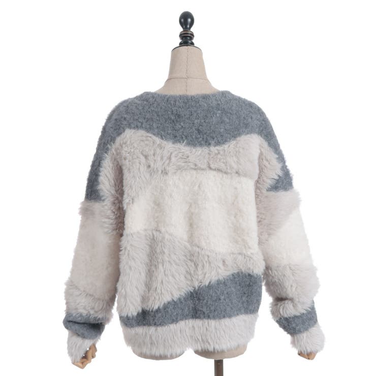 ランダム配色ニット | axes femme | 詳細画像15 