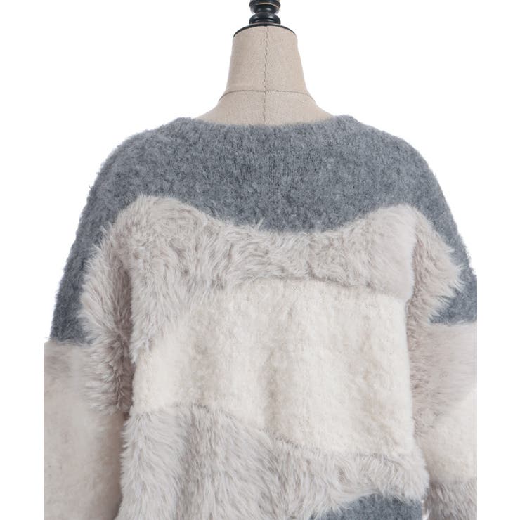 ランダム配色ニット | axes femme | 詳細画像19 