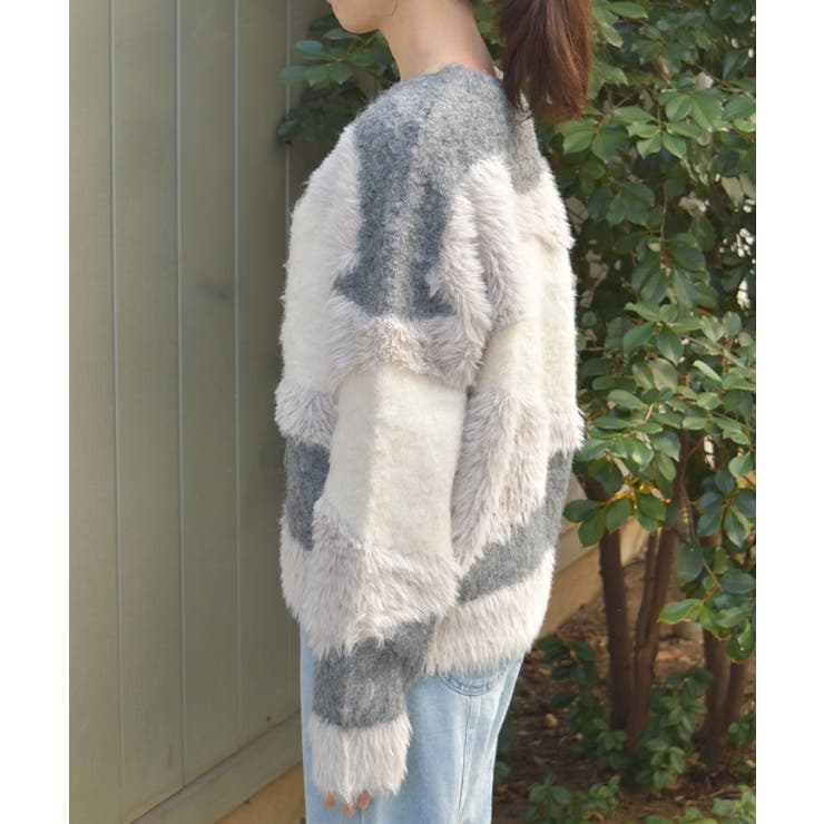 ランダム配色ニット | axes femme | 詳細画像2 