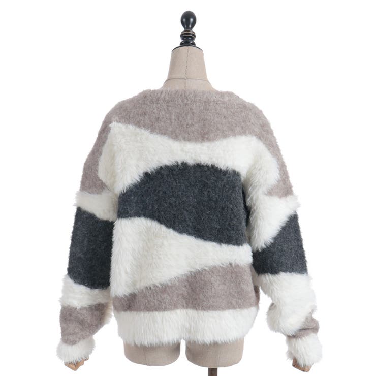 ランダム配色ニット | axes femme | 詳細画像7 