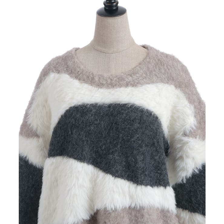 ランダム配色ニット | axes femme | 詳細画像8 