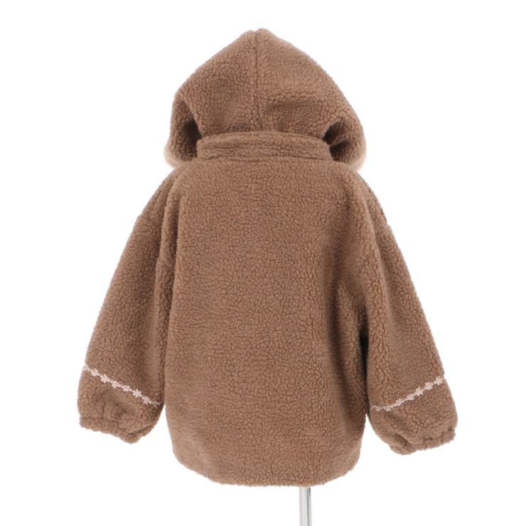 アクシーズファムキッズ　リバーシブルファーコート　120  ピンク - 6
