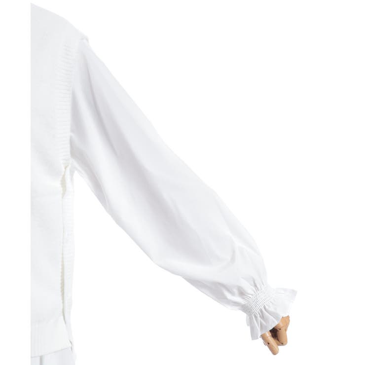 シャツレイヤードニット | axes femme | 詳細画像12 