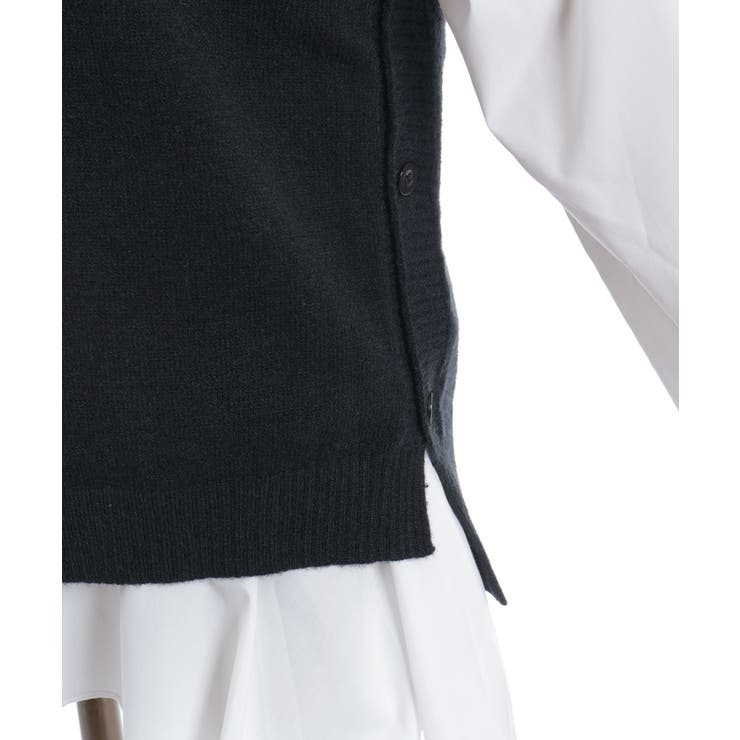 シャツレイヤードニット | axes femme | 詳細画像17 