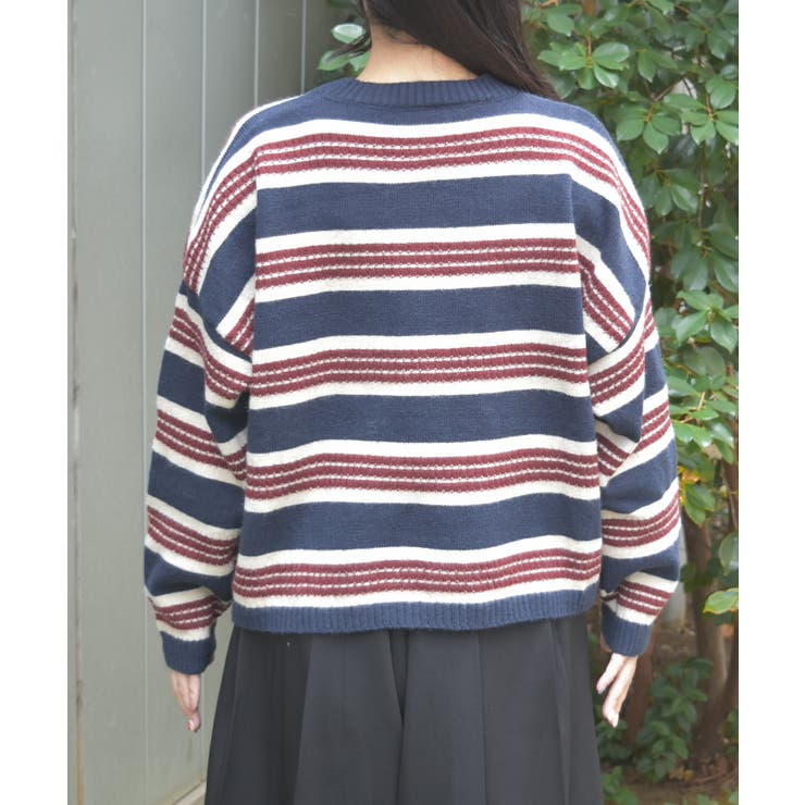 ボーダーニット | axes femme | 詳細画像3 