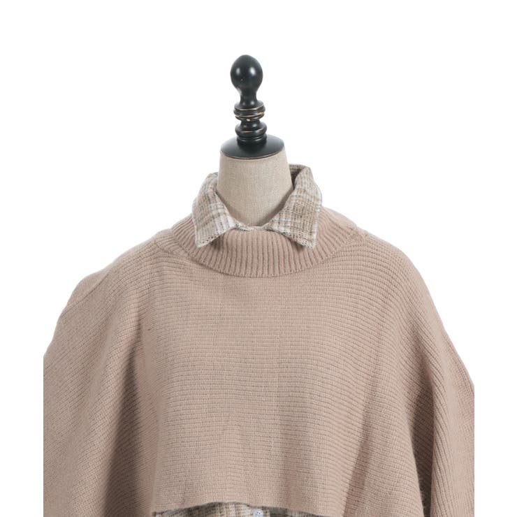 ニット重ねチェックシャツ | axes femme | 詳細画像5 