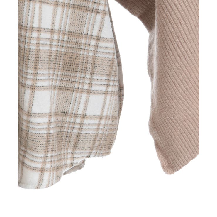 ニット重ねチェックシャツ | axes femme | 詳細画像6 