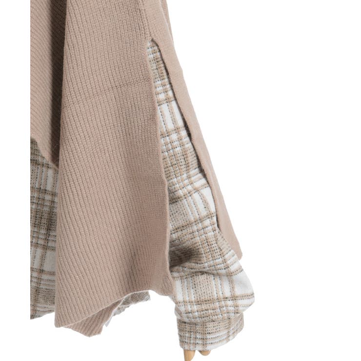 ニット重ねチェックシャツ | axes femme | 詳細画像9 