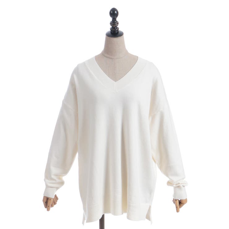 Ｖネックニット | axes femme | 詳細画像14 