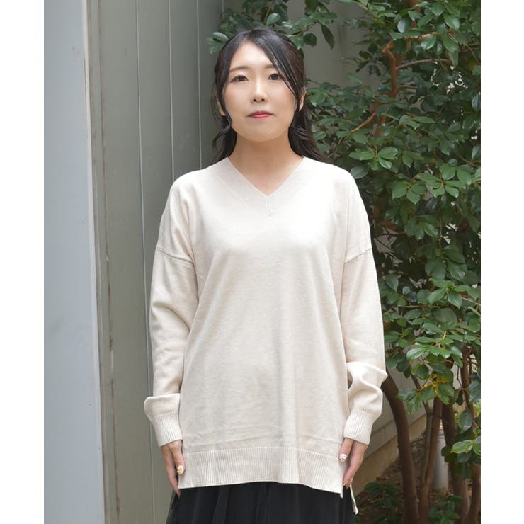 Ｖネックニット | axes femme | 詳細画像4 