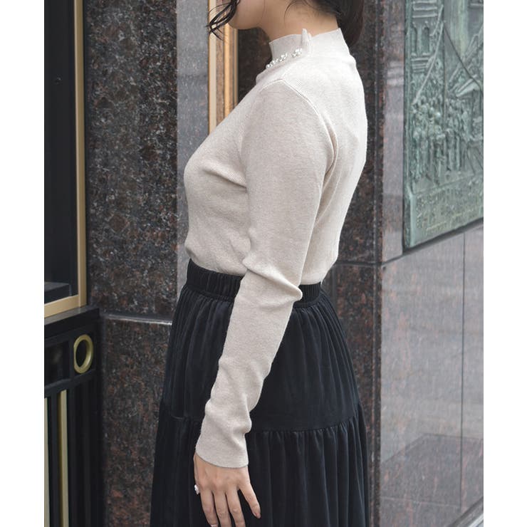 パールデザインニット | axes femme | 詳細画像2 