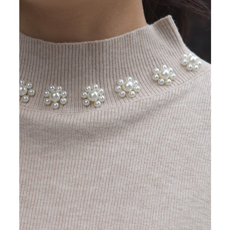 パールデザインニット | axes femme | 詳細画像4 