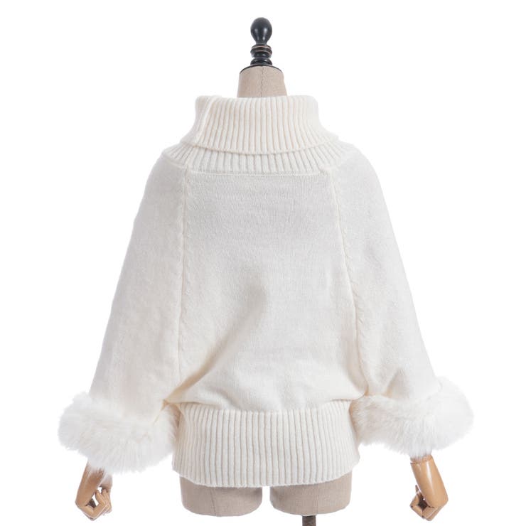 袖ファーポンチョ | axes femme | 詳細画像10 