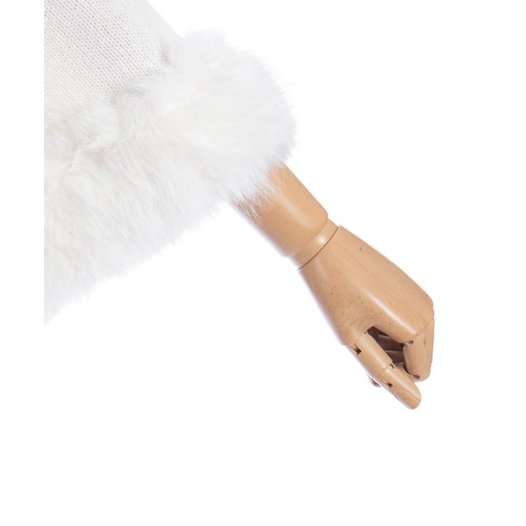 袖ファーポンチョ | axes femme | 詳細画像15 