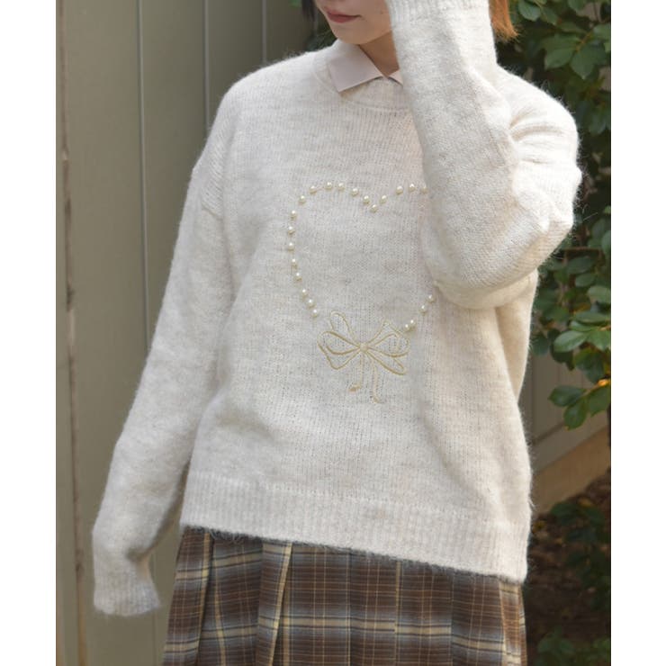 パールデザインニット | axes femme | 詳細画像4 