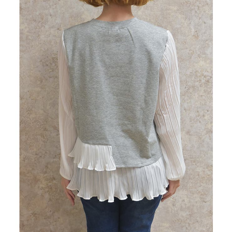 袖切替トップス | axes femme | 詳細画像3 