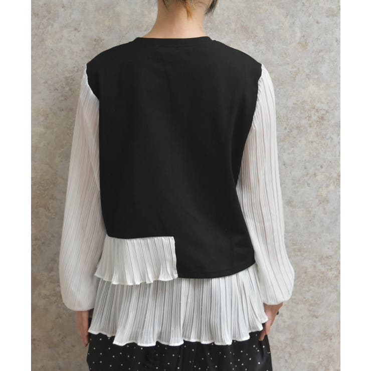 袖切替トップス | axes femme | 詳細画像5 