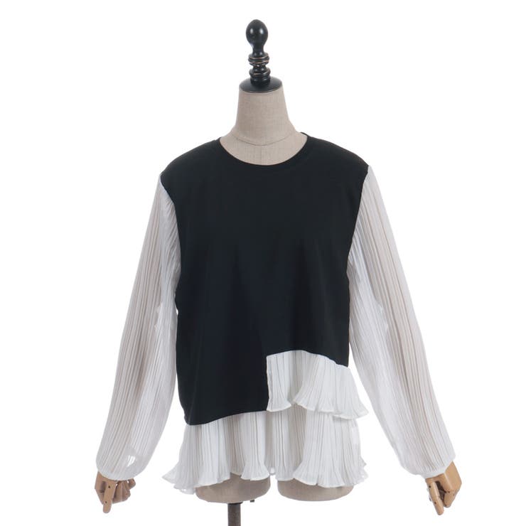 袖切替トップス | axes femme | 詳細画像6 