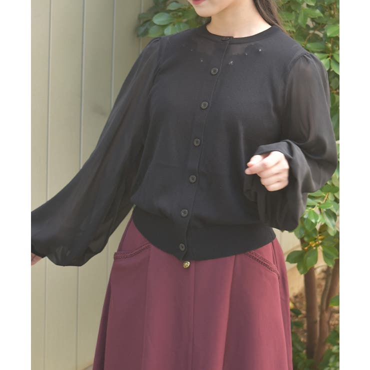 黒 | カーディガン | axes femme