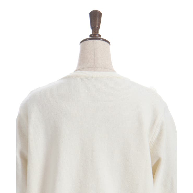 チュールニットカーデ | axes femme | 詳細画像11 