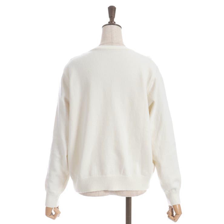 チュールニットカーデ | axes femme | 詳細画像7 