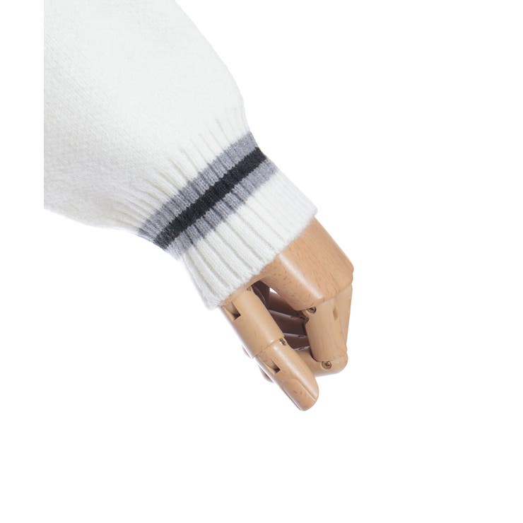 デニム切替カーデ | axes femme | 詳細画像21 