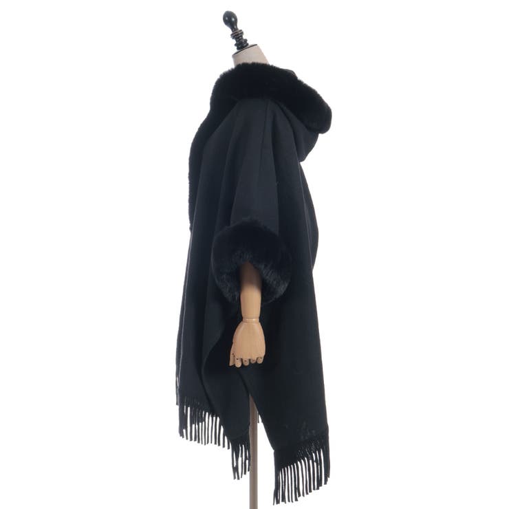 ファー付ケープ[品番：IGAW0007138]｜axes femme（アクシーズファム