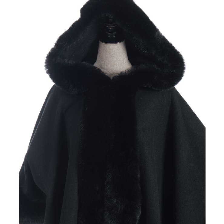 ファー付ケープ[品番：IGAW0007138]｜axes femme（アクシーズファム