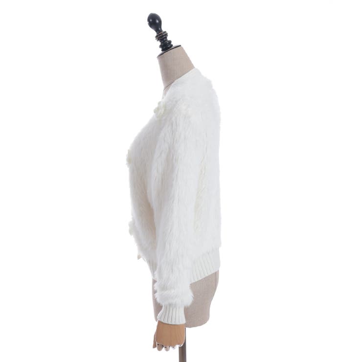 モチーフ付ニットカーデ | axes femme | 詳細画像15 