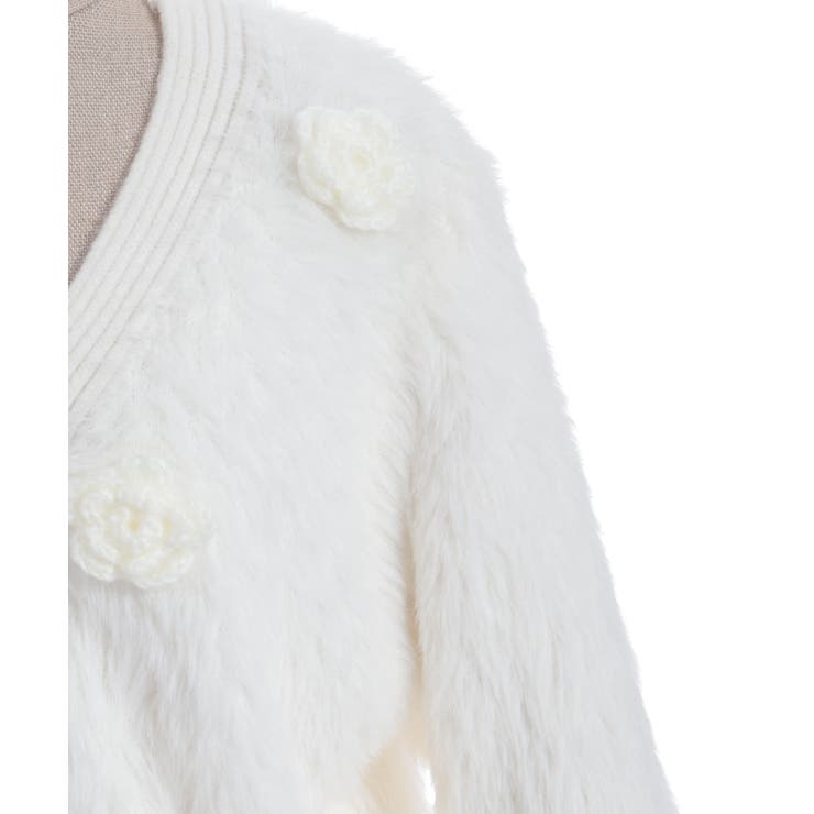 モチーフ付ニットカーデ | axes femme | 詳細画像19 