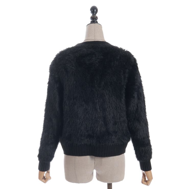 モチーフ付ニットカーデ | axes femme | 詳細画像7 