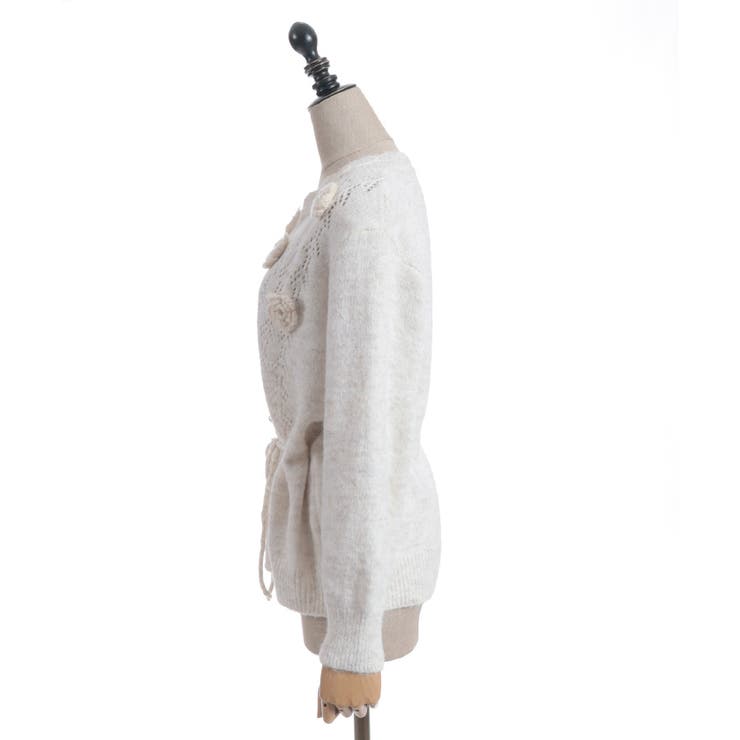 モチーフ付ニットカーデ | axes femme | 詳細画像10 