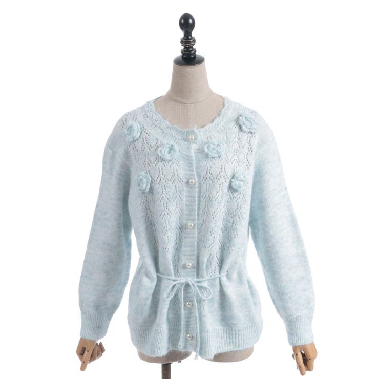 モチーフ付ニットカーデ | axes femme | 詳細画像17 