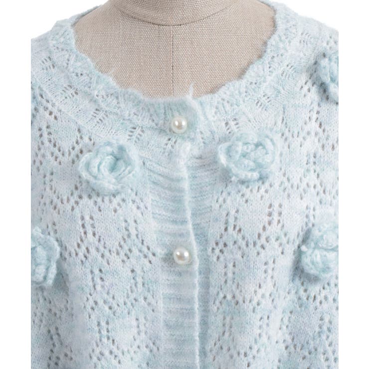 モチーフ付ニットカーデ | axes femme | 詳細画像20 