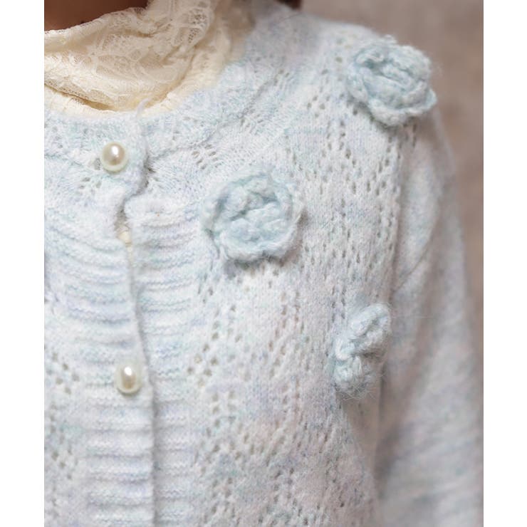 モチーフ付ニットカーデ | axes femme | 詳細画像6 