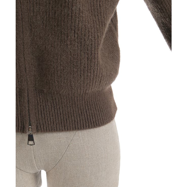 ファー付ニットパーカー | axes femme | 詳細画像10 