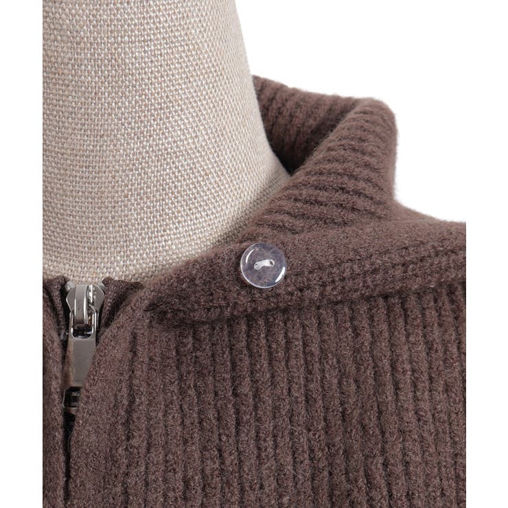 ファー付ニットパーカー | axes femme | 詳細画像12 