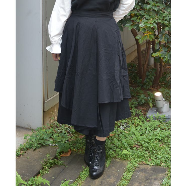 黒 | イレヘムパンツ | axes femme